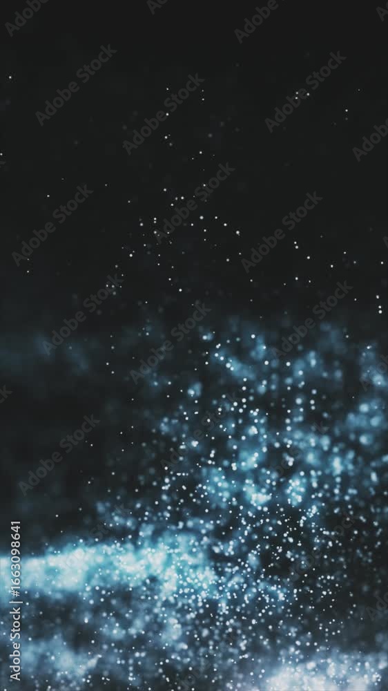 Aufkleber dive into vibrant abstract animations with captivating white patterns on a dark backdrop. vertical w