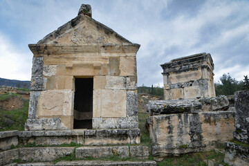 Naklejka premium Ruins of Hierapolis ancient city