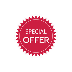 Special Offer Red Circular Badge