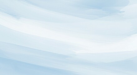 Obraz premium Gentle watercolor background with blue and white brush strokes isolated on white background