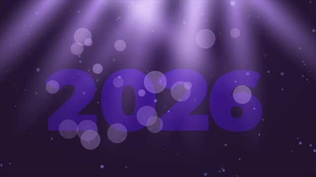 2032 Happy New year Animation Design for New Year Celebrations