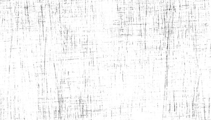 Abstract Black & White Grunge Texture – Distressed Scratches, Dirty Grain Overlay Vector Design on Transparent Background