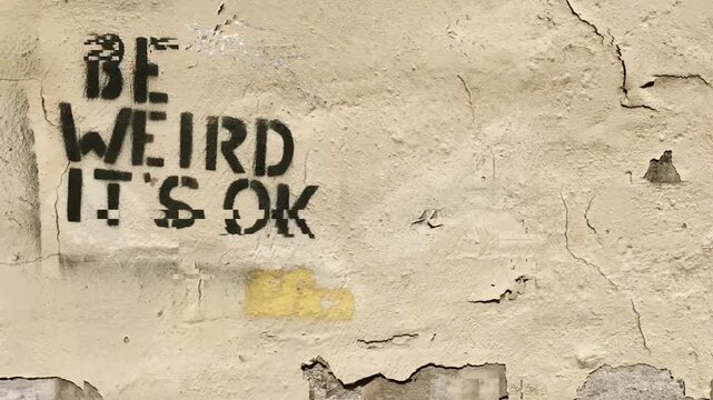 be weired it's ok