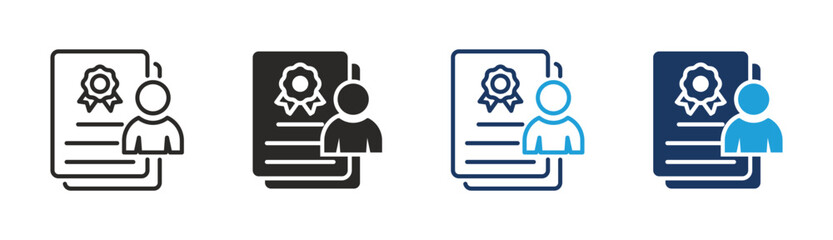 Set of Compliance icon collection in Multiple Style. Icon suitable for web and mobile application