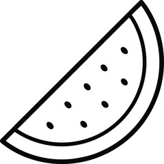 Watermelon Slice Icon