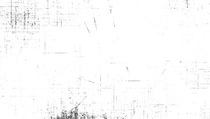 Grunge Scratched Texture Overlay – Distressed Black and White effect. Vector Illustration. dust particle grain vector design on transparent background.