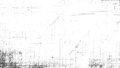 Grunge Scratched Texture Overlay – Distressed Black & White Dust Vector design on transparent background.