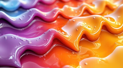 Colorful paint swirls, abstract background, vibrant texture, liquid design, digital art, graphic design