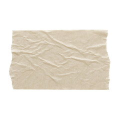 Wrinkled Adhesive Tape Pieces