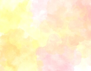 Pastel watercolor clouds