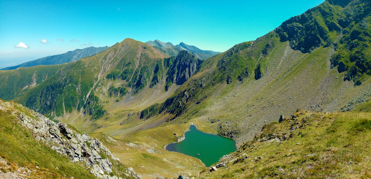Avrig Lake panorama
