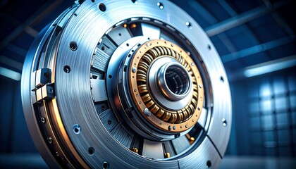 Complex, metallic mechanism