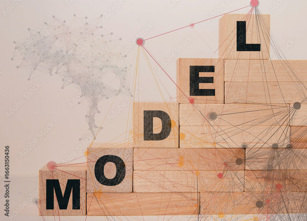 Poster economy wording on decreasing coins stacking with red down arrow and world model