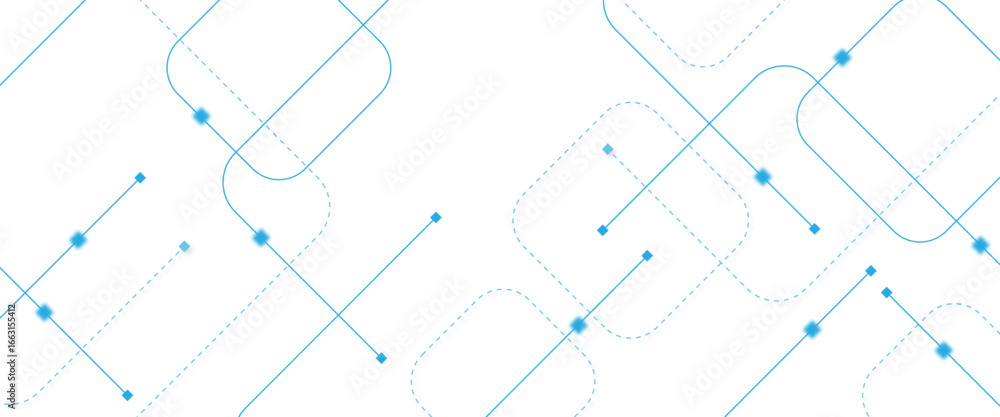 Poster abstract futuristic technology background. technology background with crossed lines and dots.
