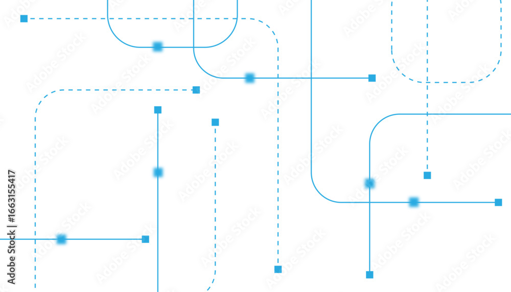 Poster abstract futuristic technology background. technology background with crossed lines and dots.