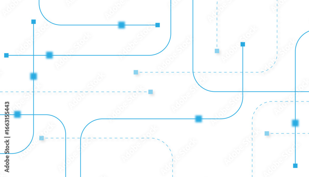 Poster abstract futuristic technology background. technology background with crossed lines and dots.