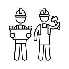 Team work Vector Icon which can easily modify or edit