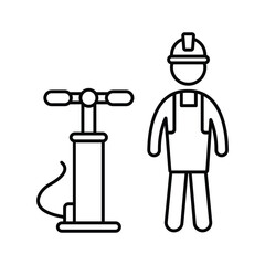 Heavy lifting Vector Icon which can easily modify or edit