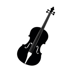Fototapeta premium Violin musical instrument in elegant artistic vector illustration Vector illustration