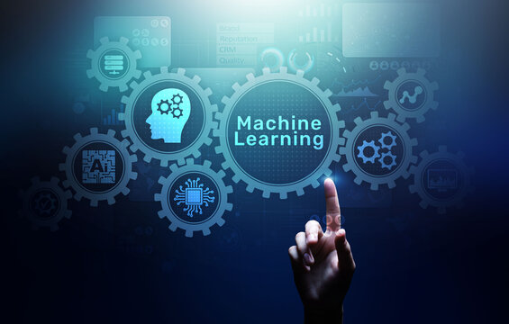 Machine Deep learning algorithms, Artificial intelligence, AI, Automation and modern technology in business as concept.