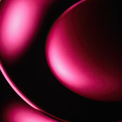 Glossy pink-to-red glass gradient shimmering on black — a bold and emotional abstract design with...