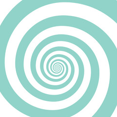 Artistic spiral shape. Vector drawing