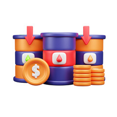 Oil and Gas 3d Icon