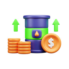 Oil and Gas 3d Icon