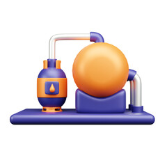 Oil and Gas 3d Icon