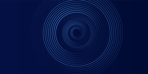 abstract dark background with glowing lines circles