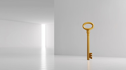 Ideal for real estate branding, security concepts, or symbolic designs. Key represents opportunities, unlocking new spaces, and safeguarding properties.