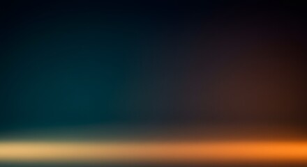 Abstract Gradient Background with Dark Blue and Orange Light