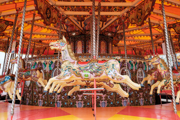Merry go round carousel in Brighton