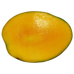 close up of sliced mango