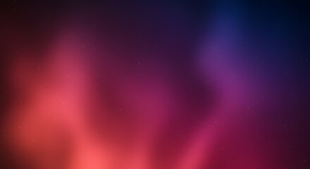 Obraz premium Colorful Aurora Borealis Sky Background with Stars