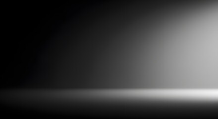 Minimalist Black and White Studio Background for Product Photography and Design