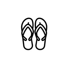 Summer Sandals Flip Flops Icon
