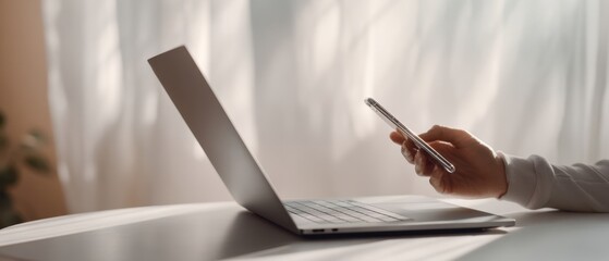 The laptop and smartphone combination for effective remote working solutions