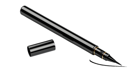 Black Eyeliner Pen, isolated on transparent background