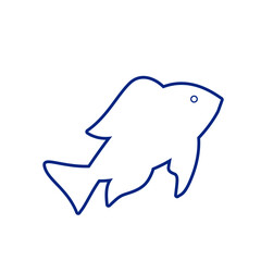 Obraz premium Fish Outline