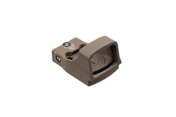 Single Tan Optic on a White Background