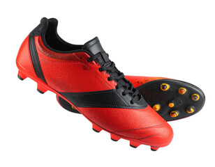 Athletic Soccer Cleats PNG – Action-Ready Studded Shoes Transparent Background