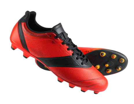 Athletic Soccer Cleats PNG – Action-Ready Studded Shoes Transparent Background