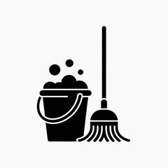 vector illustration of a broom © abdurradhid