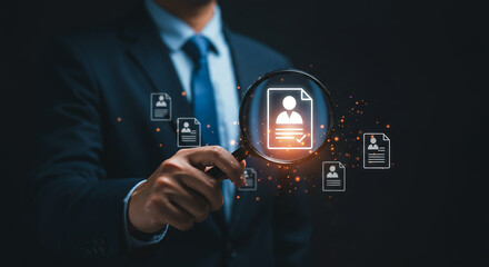 Digital Human Resources Management with Futuristic Technology Interface