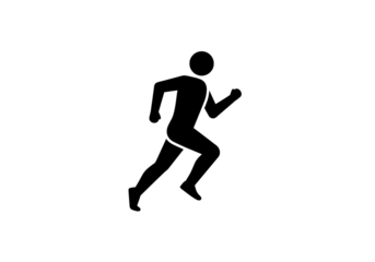 Abstract Figure Composed of White Dots on Black Background Minimalist Design Element on transparent background