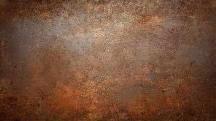 Textured rusty metal surface with orange and brown corrosion patterns showing aging and weathering