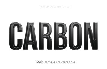 dark carbon black text effect	