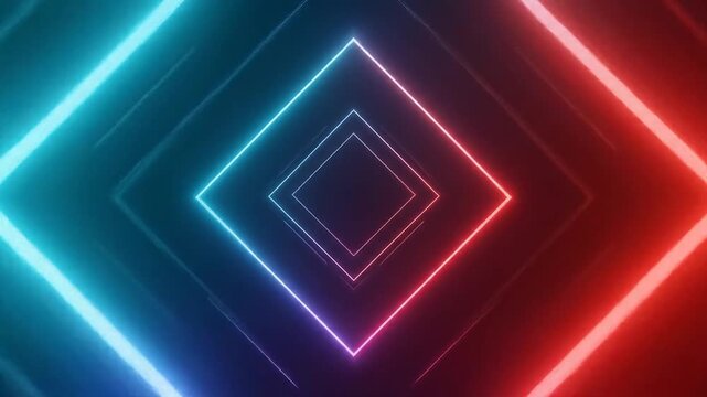 Neon rhombus pattern abstract design