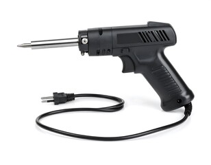 Black electric soldering gun